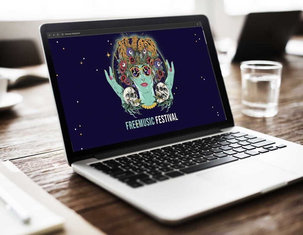 Réalisation du site internet de Freemusic Festival