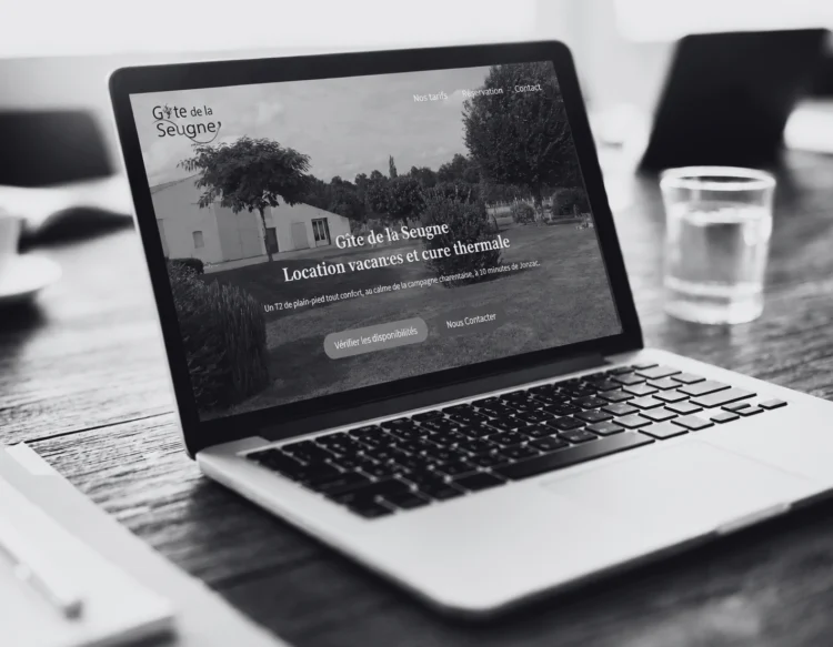 Site internet du Gîte de la Seugne, location pour curistes à Clion près de Jonzac